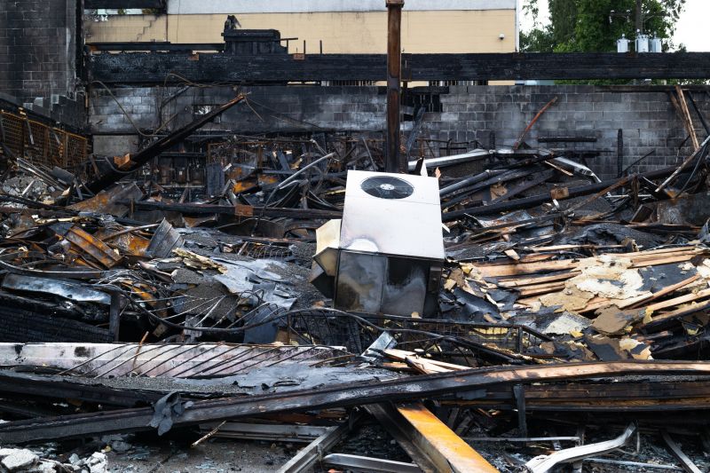 Fire Damage Assessment Image